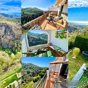  Appartement Axarquia , Frigiliana, Terraza Privada Con Vistas A La Montana Rio Y Al Mar
